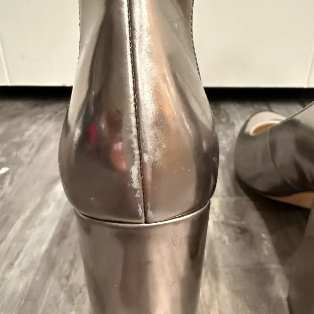Cole Haan Women's Larue Grand Pump 85MM, Pewter Metallic, 10B US